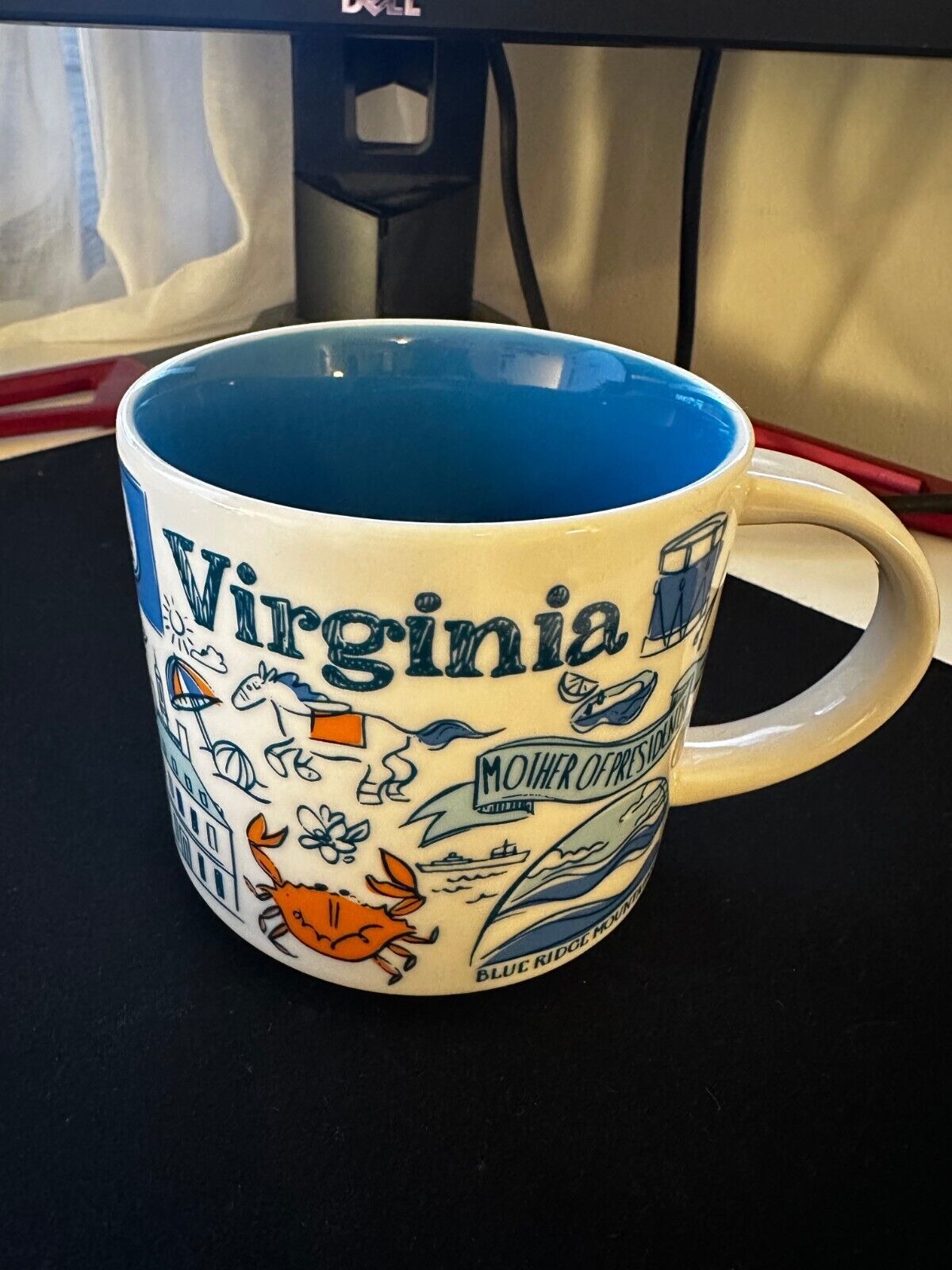 Starbucks Been There Series Virginia USA Collectible Ceramic Mug 14oz