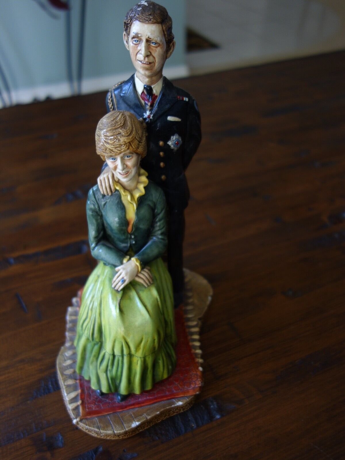 RARE HRH. PRINCE OF WALES & LADY DIANA COLLECTIBLE NATURECRAFT STONEWARE, No. 71