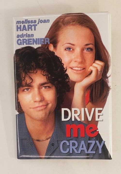Vintage 1999 Drive Me Crazy movie Pinback Button   Melissa Joan Hart