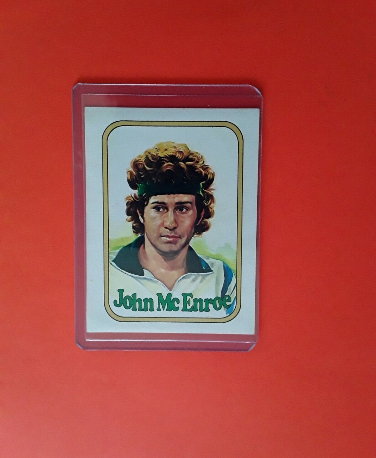 1979 Panini Super Stickers John McEnroe Rookie Card RC Tennis RARE **