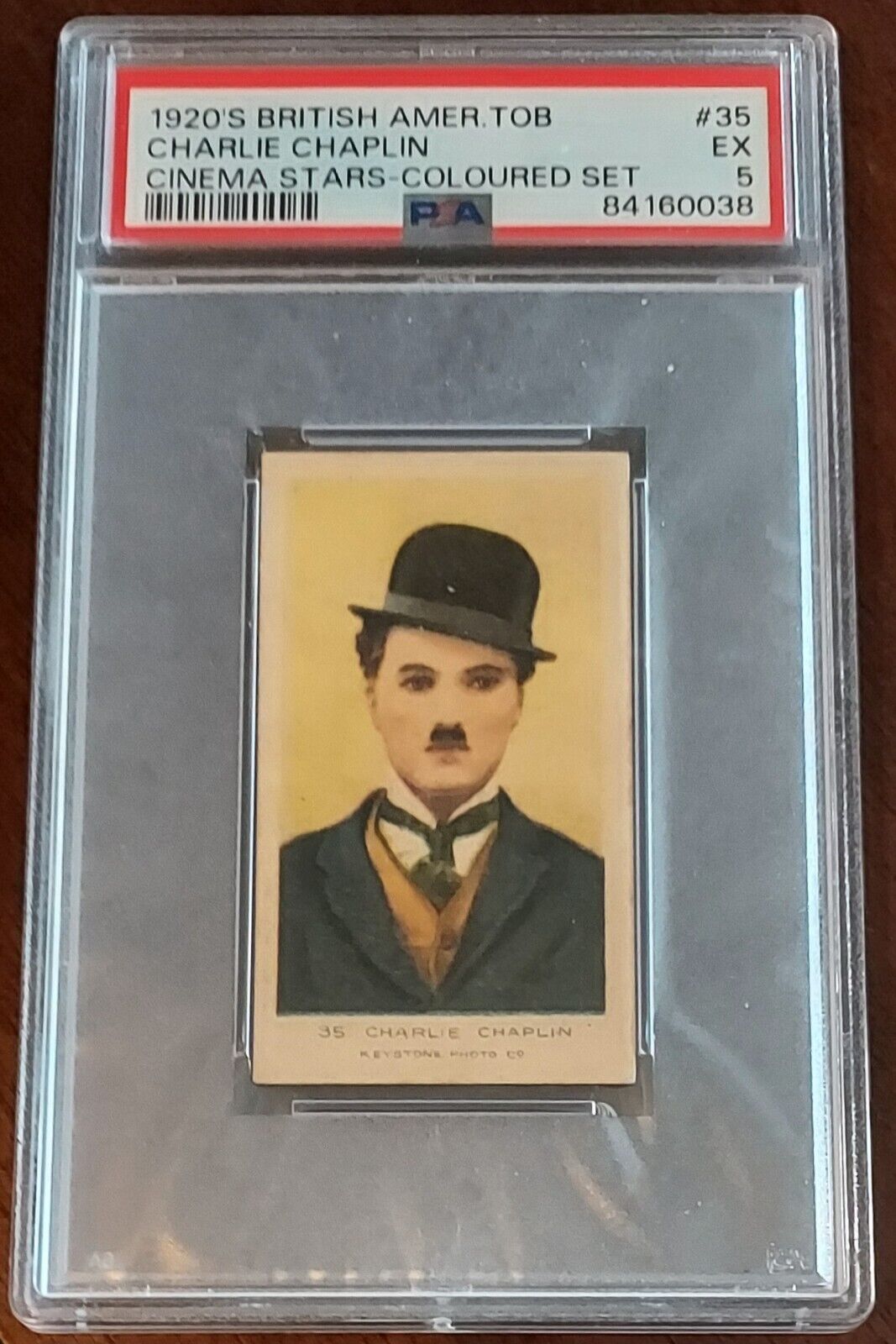 1920\'s British American Tobacco Charlie Chaplin PSA 5  [Cinema Stars] Buy It Now