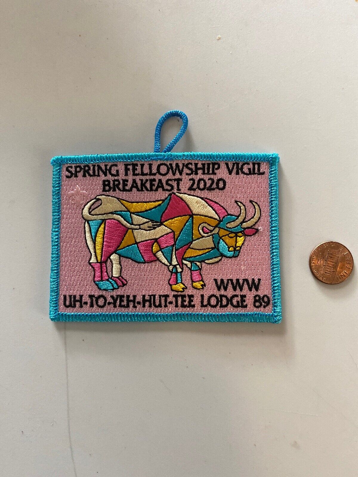 Uh To Yeh Hut Tee Lodge #89 2020 Vigil Breakfast Patch 38D-261E