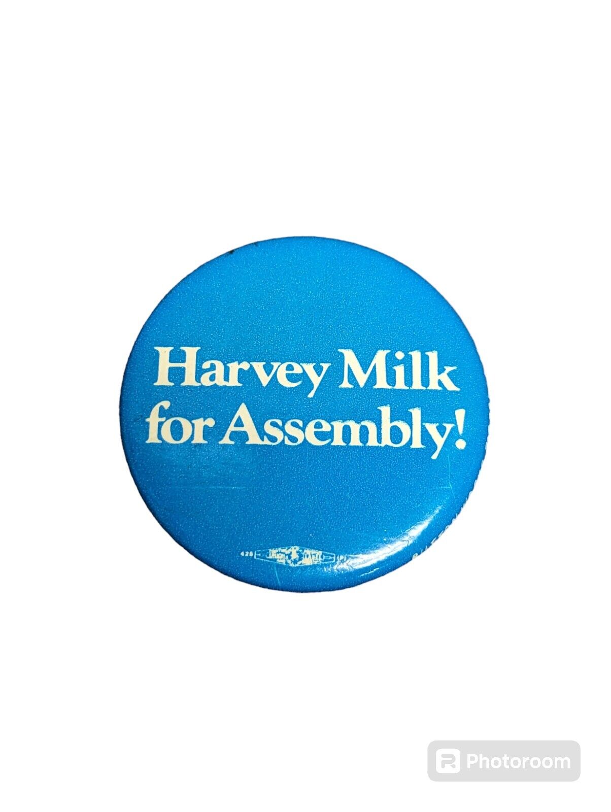 HARVEY MILK for Assembly Vintage CAMPAIGN BUTTON San Francisco Election LGBTQ