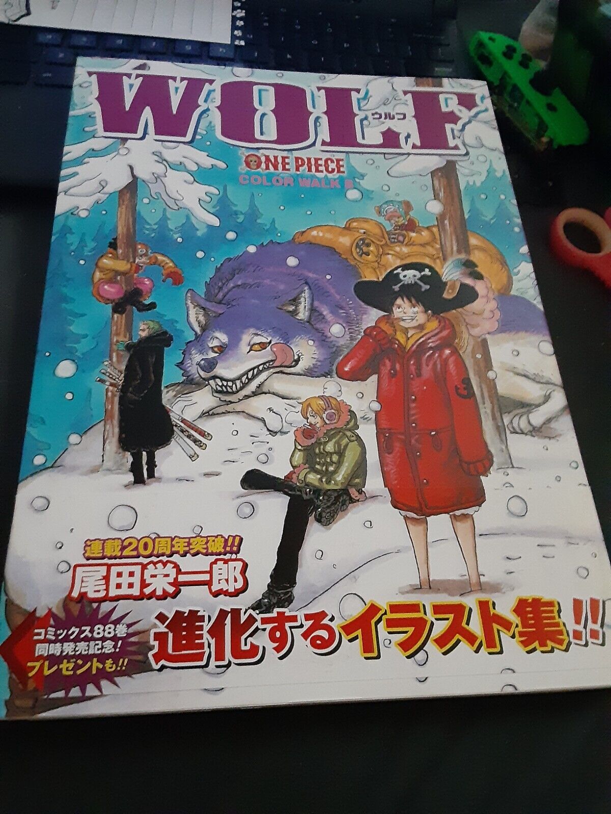 Wolf/ ONE PIECE Eiichiro Oda Illustration / Color Walk 8 / Japanese Art Book
