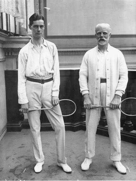 Men\'s Doubles partners R Franck & C J Greenwood runners-up All Eng - 1911 Photo