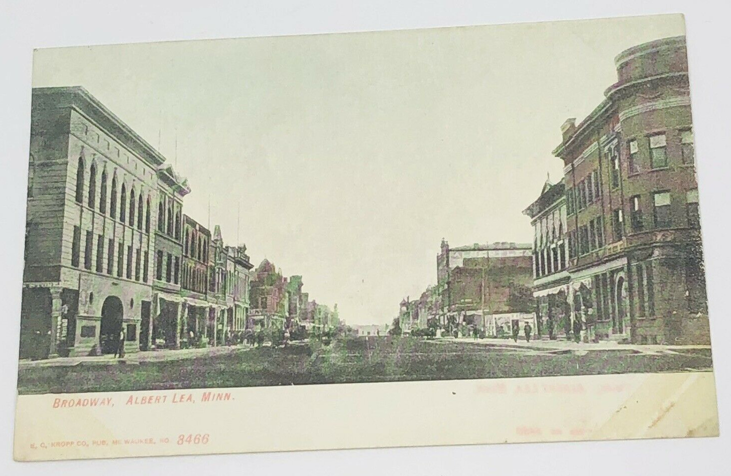 Early 1900\'s Albert Lea MN Minnesota Postcard Broadway