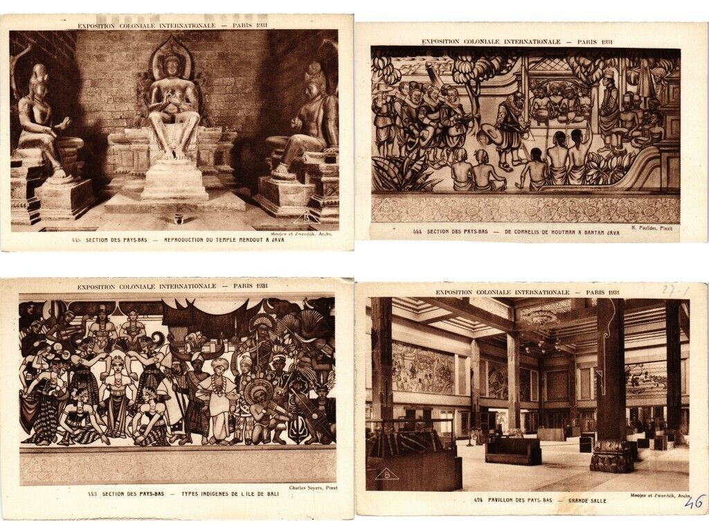 EXPO PARIS FRANCE 1931, 700 Vintage Postcards (L6980)