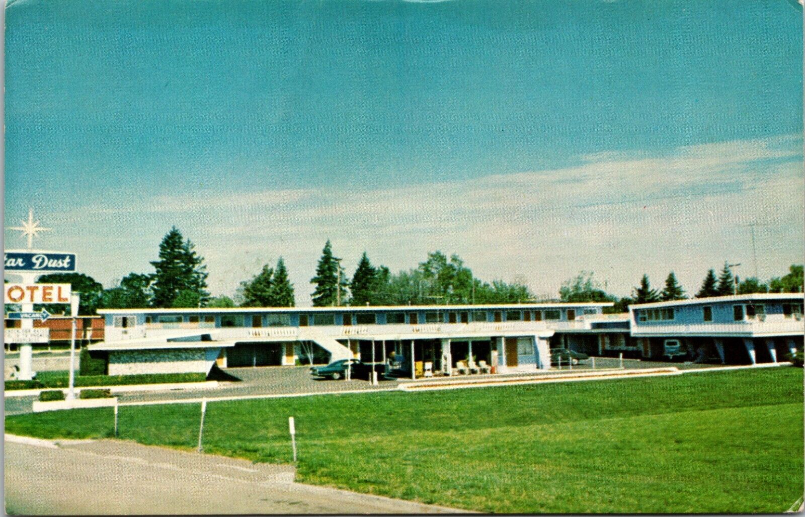 ALBANY, Oregon OR ~ Roadside STARDUST MOTEL Linn County c1970s Postcard
