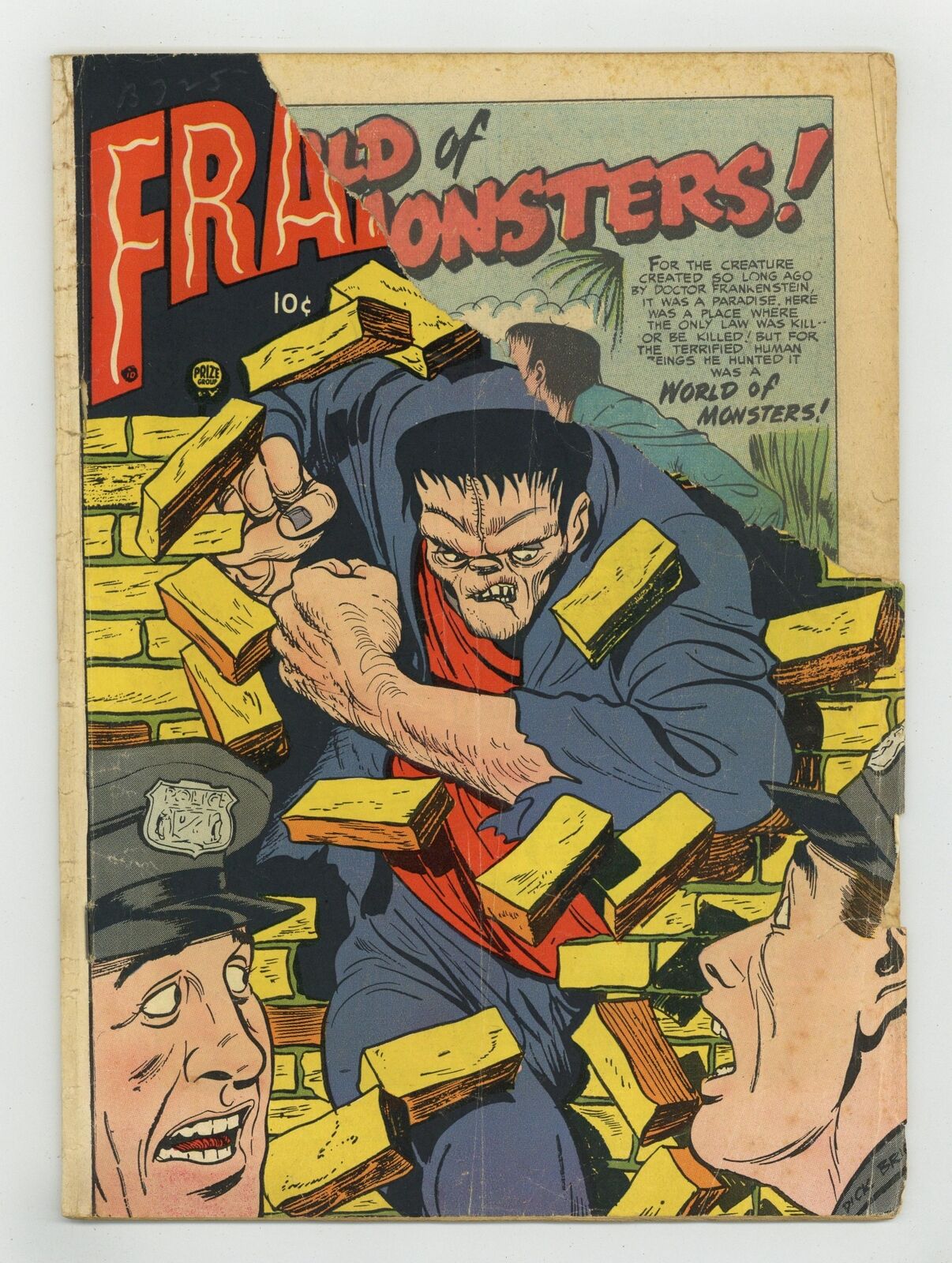 Frankenstein Comics #21 PR 0.5 1952