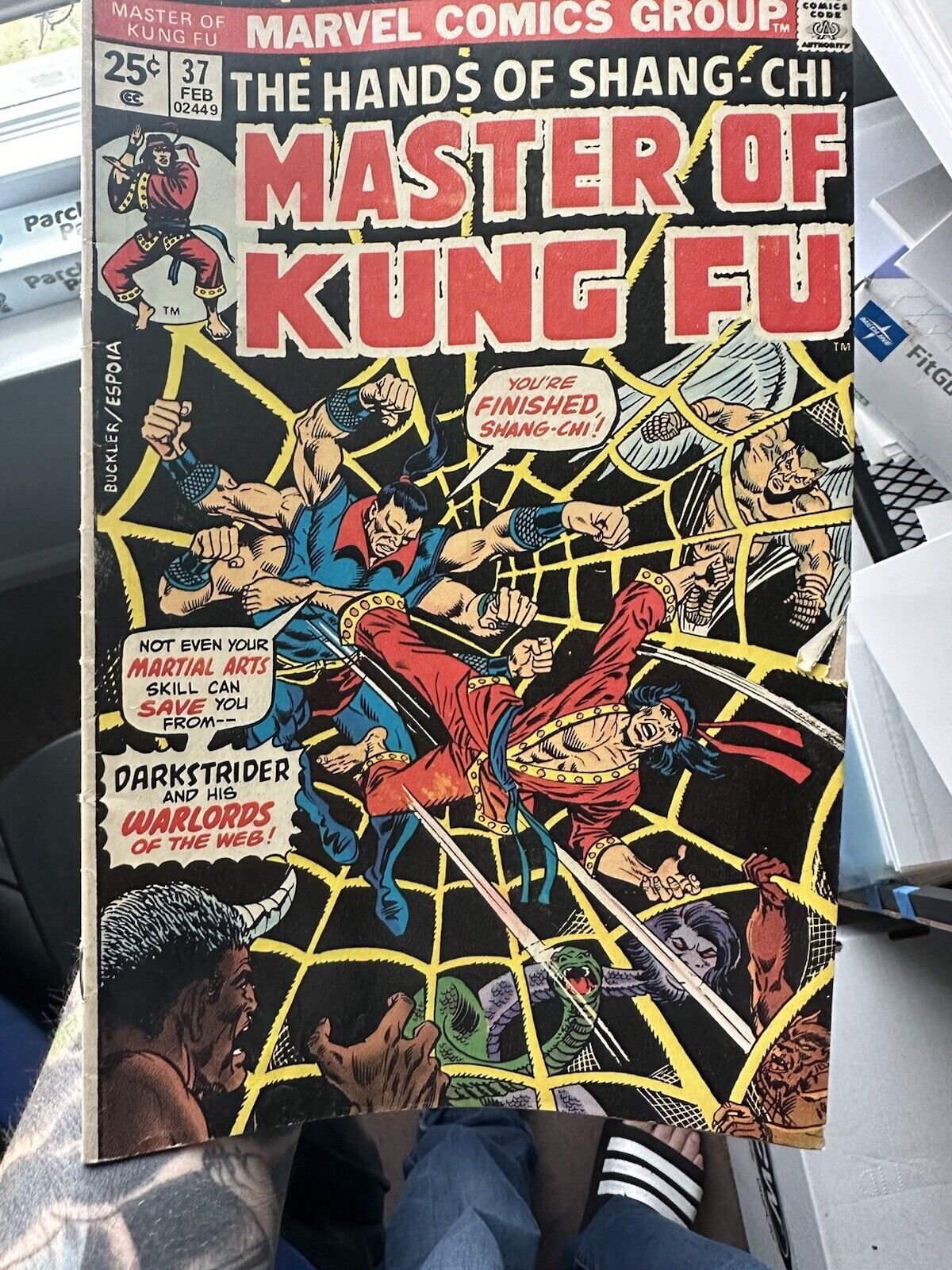 MASTER OF KUNG FU #37 (1976) Shang Chi, Doug Moench, Marvel Comics