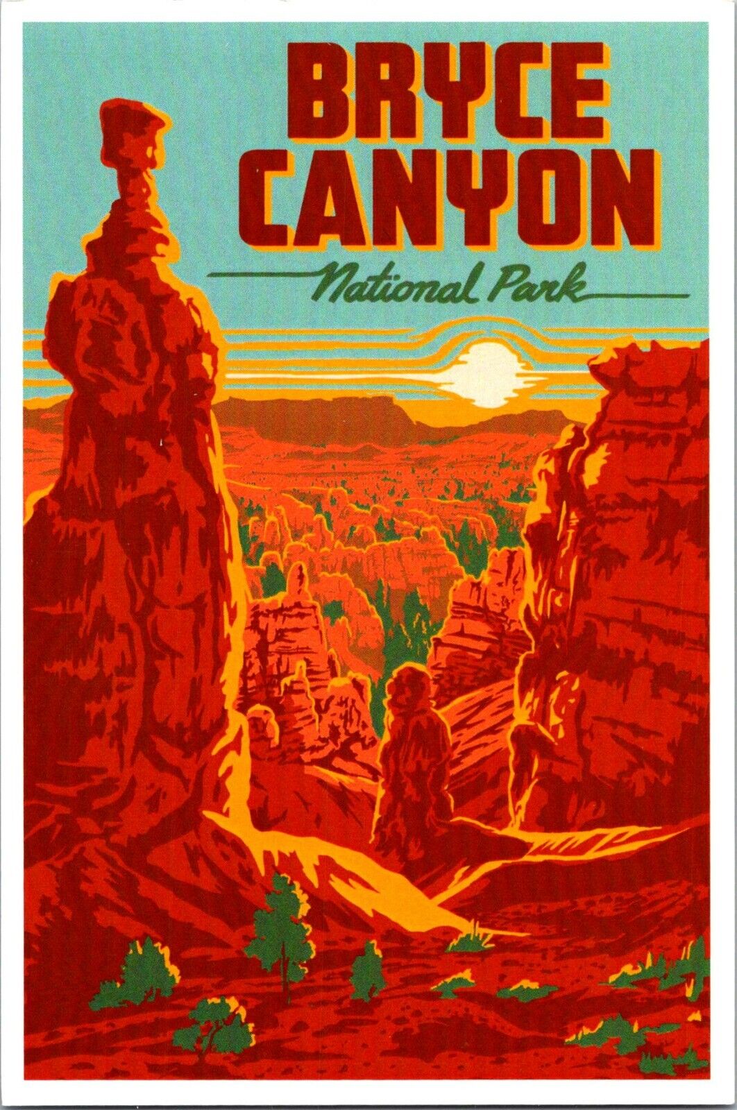 Bryce Canyon National Park Explorer Series Lantern Press postcard