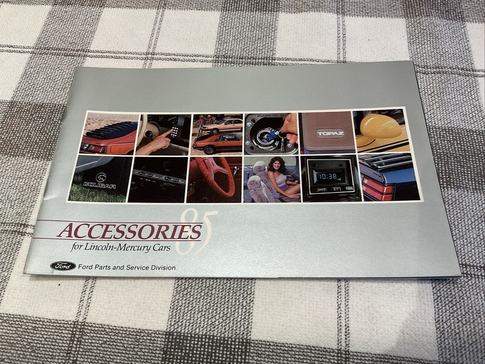 1985 Lincoln Mercury Cars Accessories advertising brochure