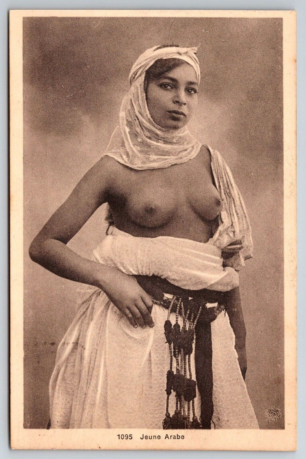 Scenes Mauresque Nude Moorish Arab Woman Vintage Ethnic Postcard French Algeria