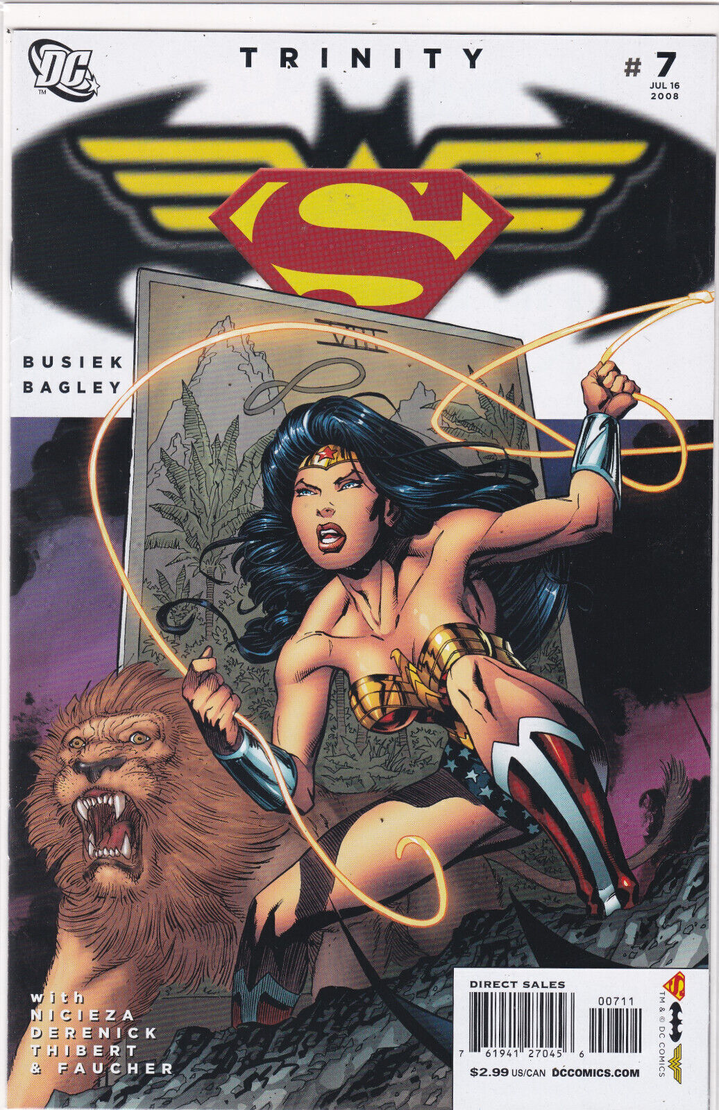 Trinity #7 Batman Superman Wonder Woman 2008 DC Busiek ,High Grade