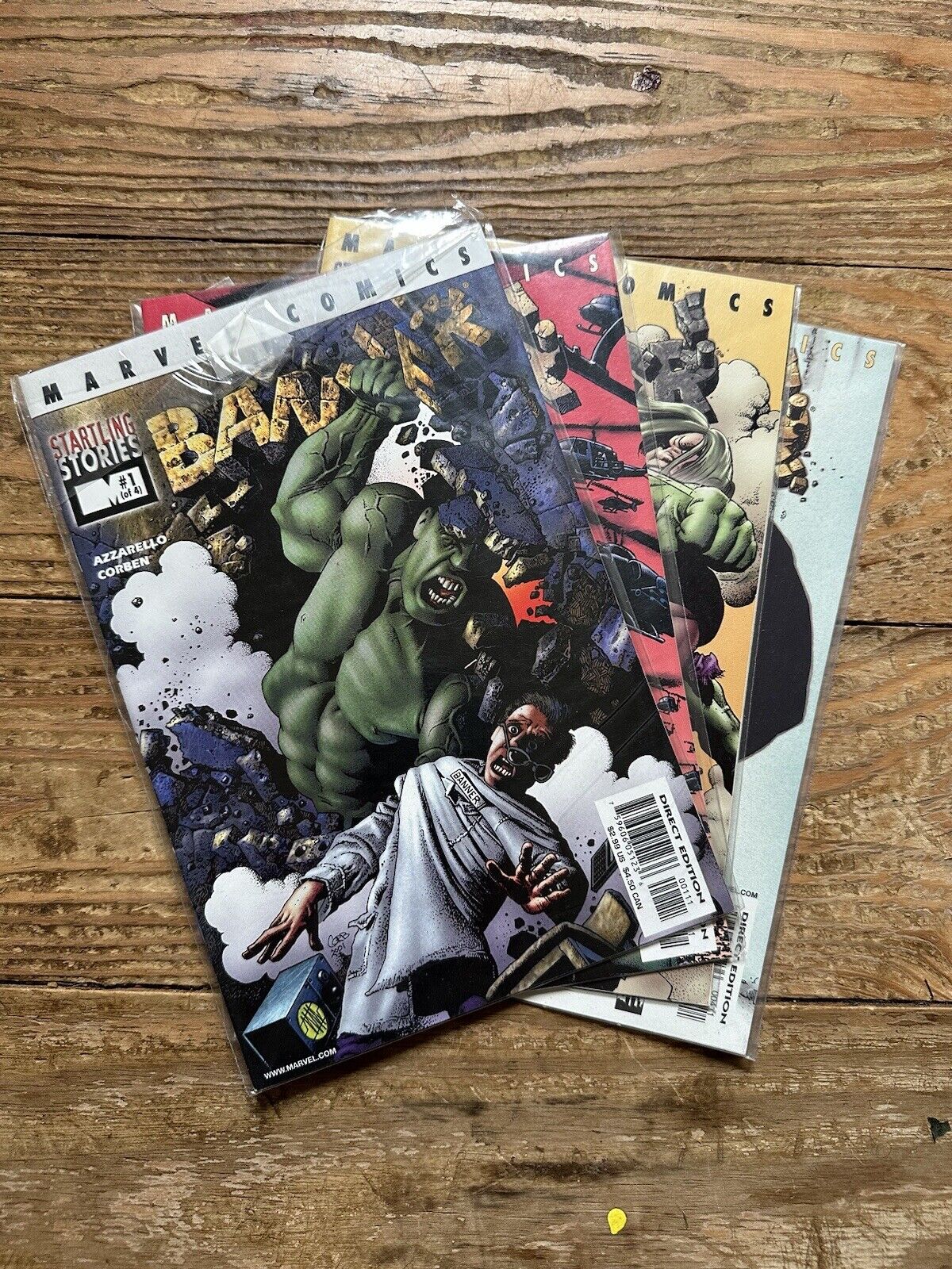 Banner 1-4 VF/NM Complete Series Full Run Richard Corben Artwork Incredible Hulk