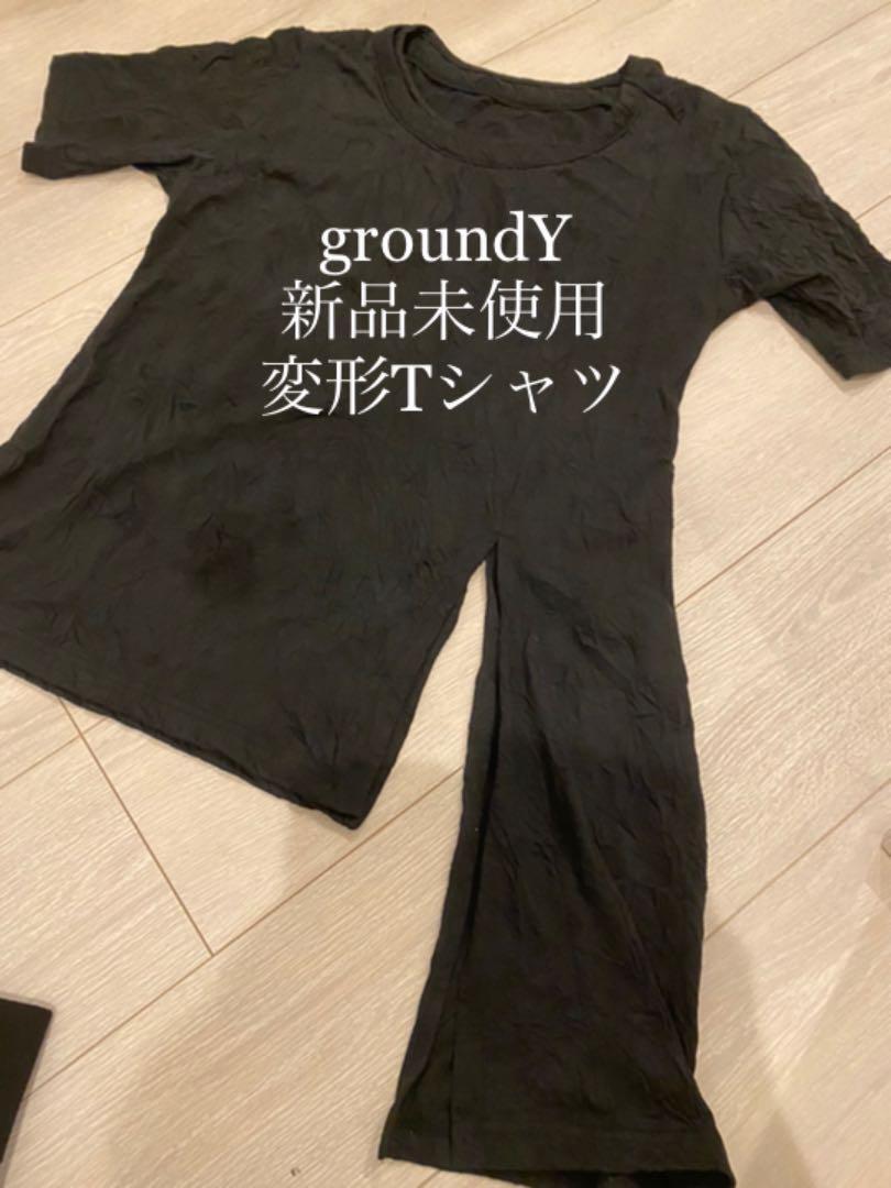 Yohji Yamamoto groundY Slit shaped T-shirt SizeS
