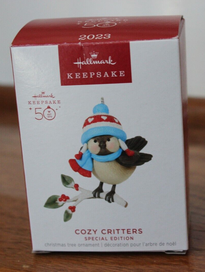 Hallmark 2023 Cozy Critters Special Edition Limited Ornament - NEW