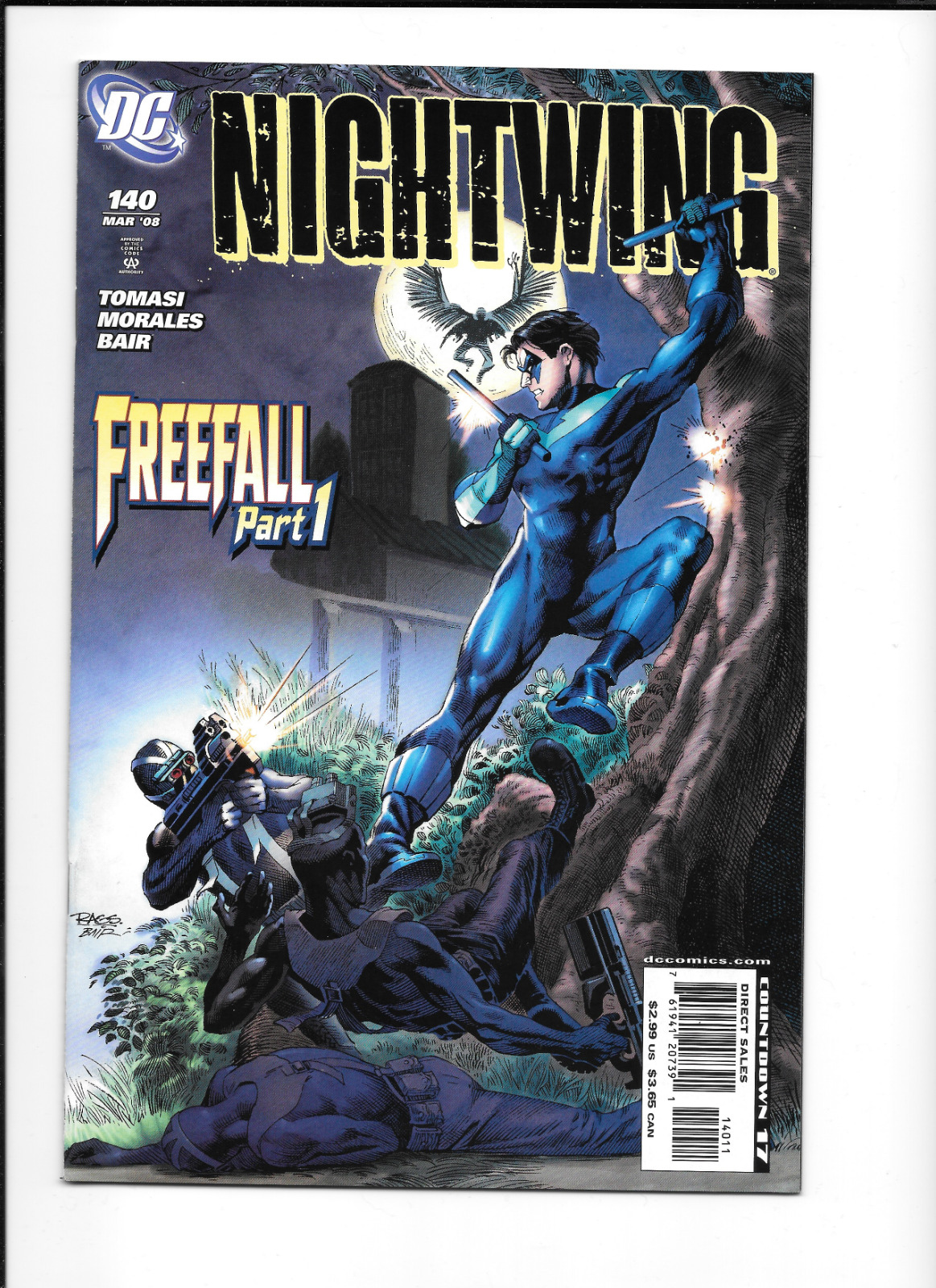 Nightwing #140 Freefall Part 1 DC comics