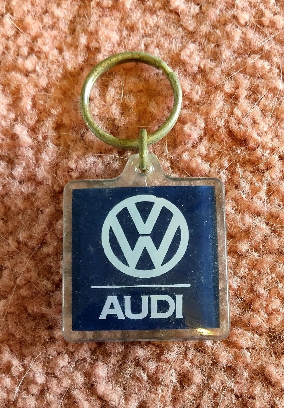 Vintage Volkswagen VW Audi Keychain  Pocono Volkswagen Audi Stroudsburg PA EUC