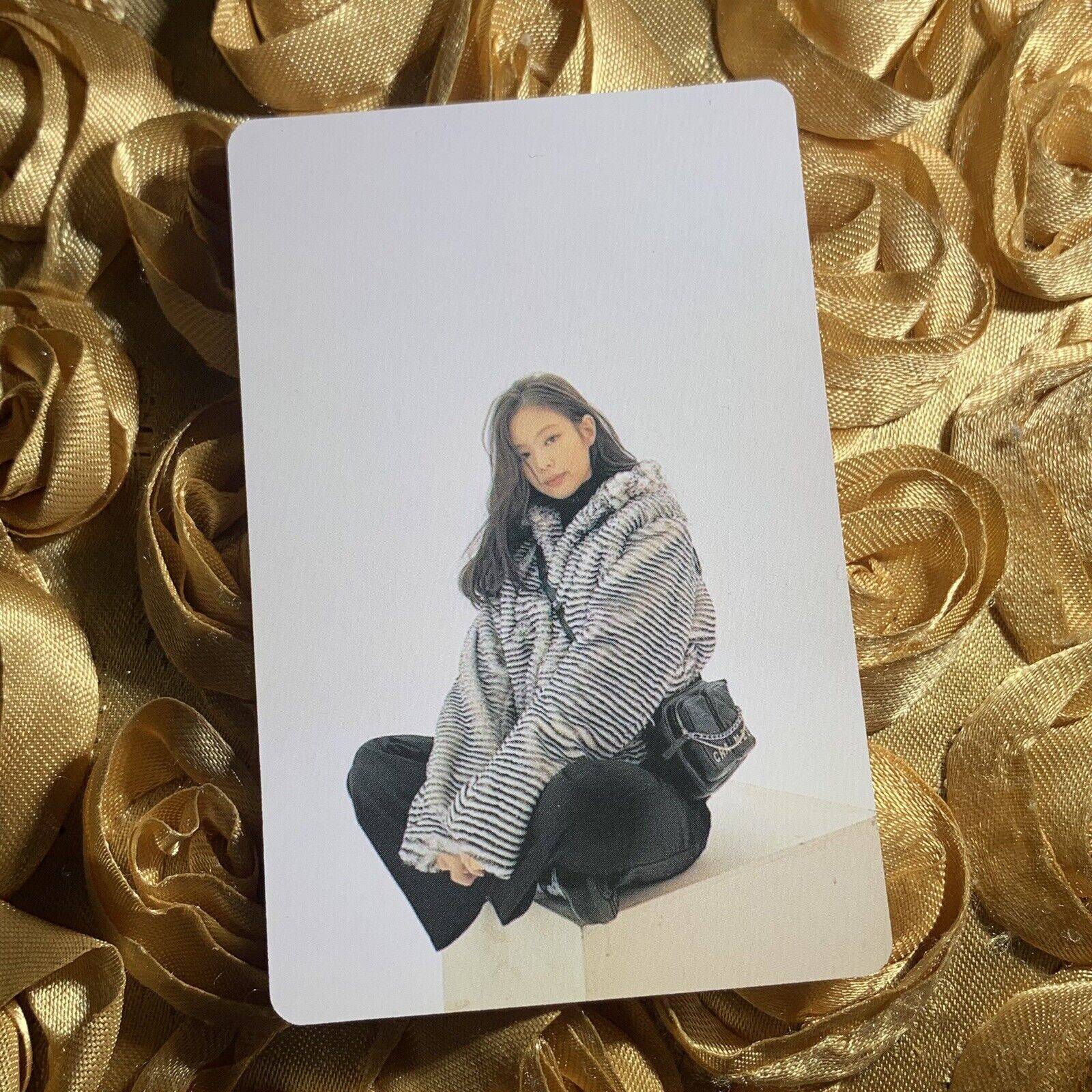 Jennie BLACKPINK Welcoming Collection Edition Celeb KPOP Girl Photo Card Cozy