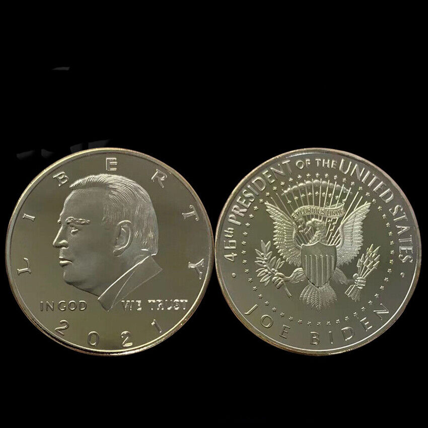 50PCS Metal President Art 2021 Gift Coin Joe Biden 1Pc Souvenir Collectibles