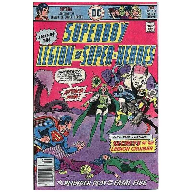Superboy #219  - 1949 series DC comics Fine minus Full description below [r*