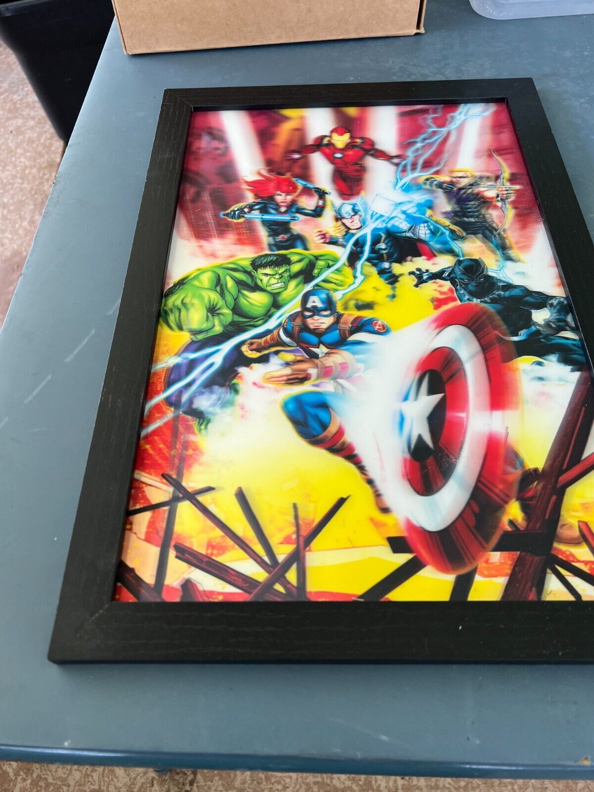 Marvel Avengers Framed 3D Wall Art 13x19 Style 3D