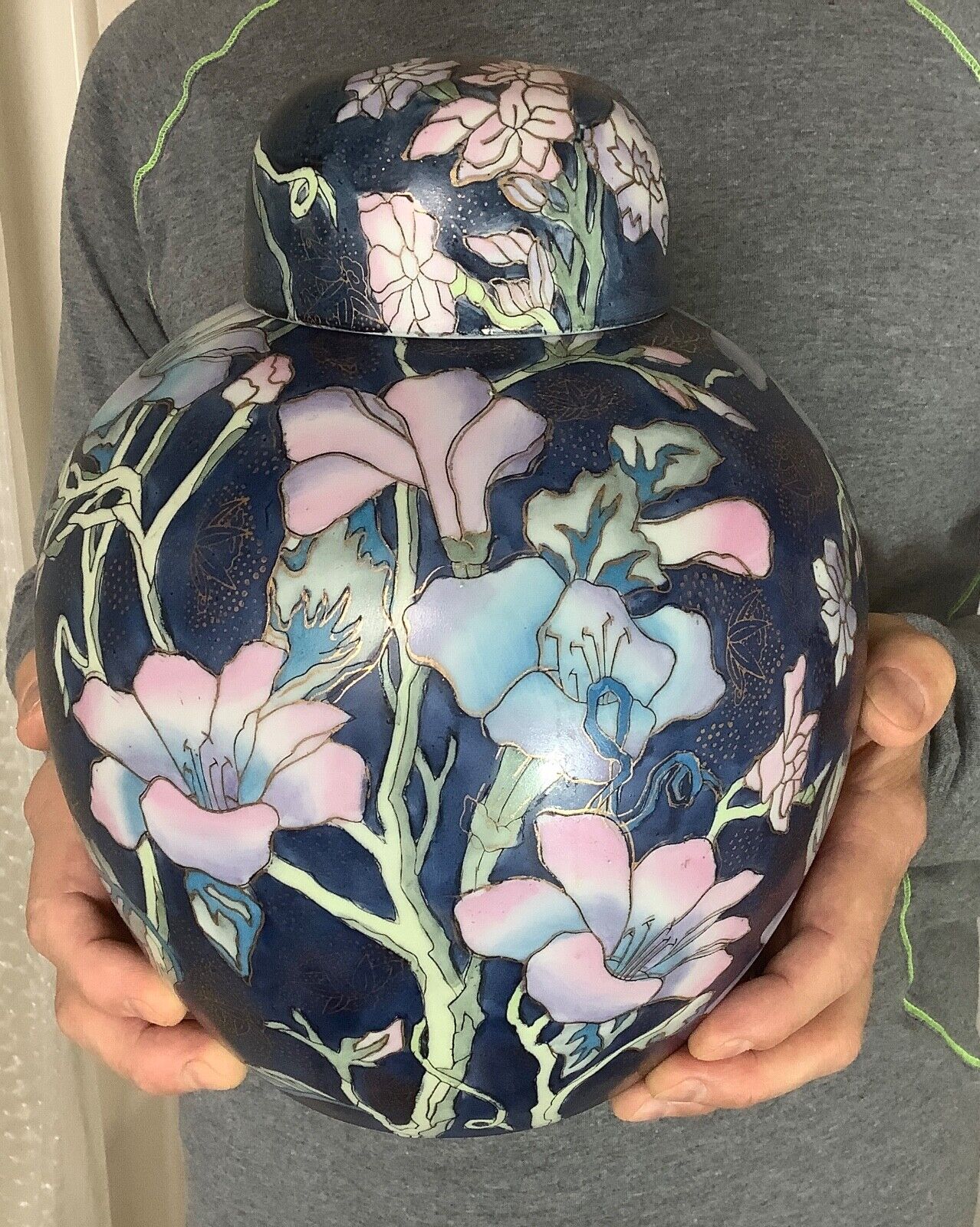 Chinese Porcelain Ceramic Jar Vase Lid 10\