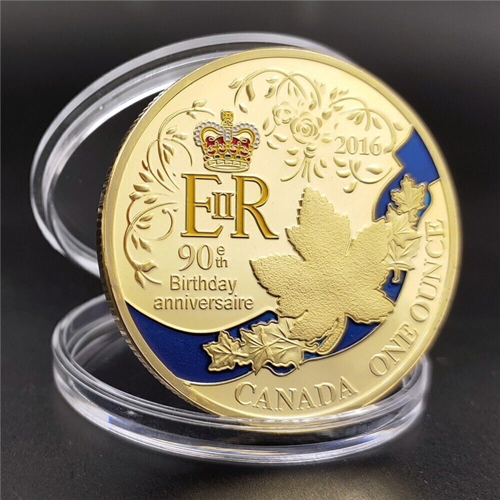 2023 Refined Her Majesty The Queen Elizabeth II Gold Plated Commemorative Coin
