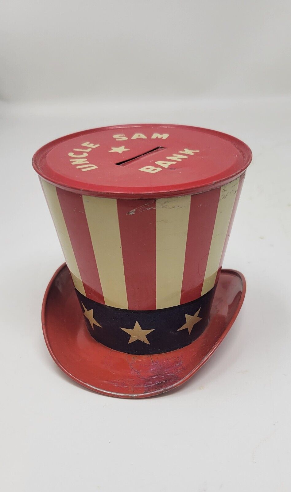 Vintage Uncle Sam Hat Bank 1940\'s WWII