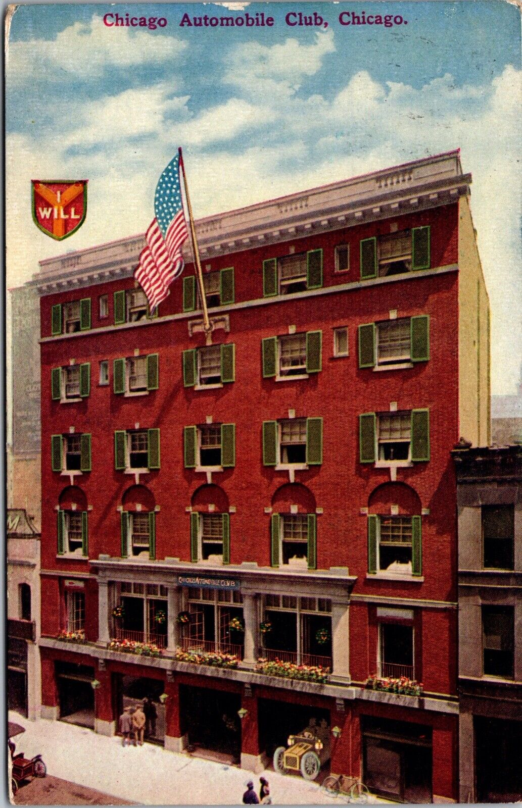 Postcard Chicago Automobile Club in Chicago, Illinois~131636