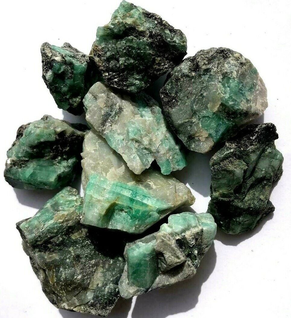 1/4 lb Rough Natural Emerald 500 carats unsearched mineral, lapidary A-Grade