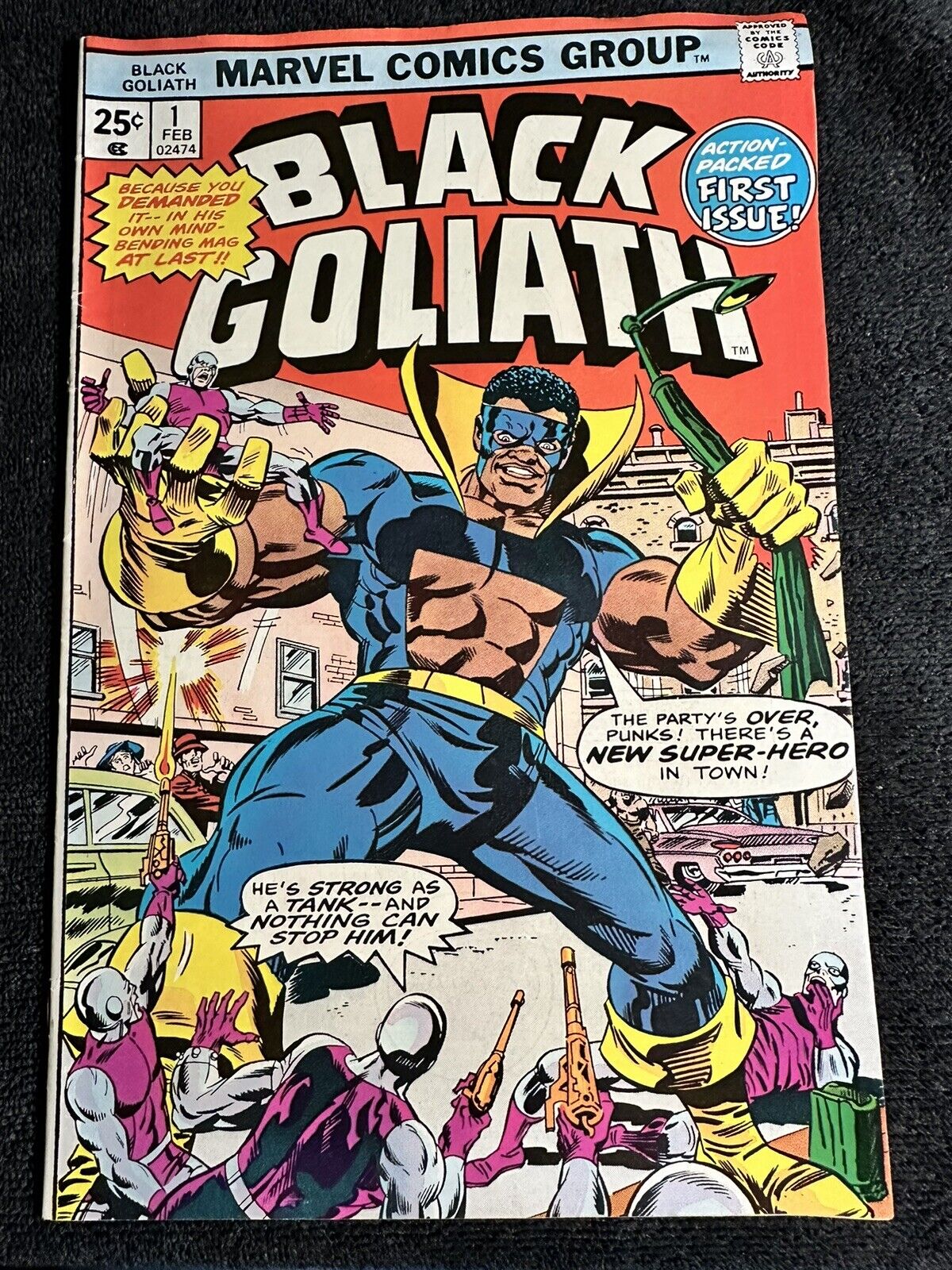 Marvel Black Goliath # 1 Comic Book 1976 Second App & Origin Story Bronze Key