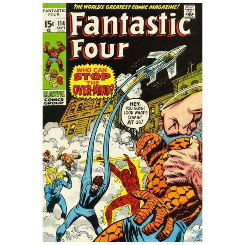 Fantastic Four (1961 series) #114 in VF minus condition. Marvel comics [f*