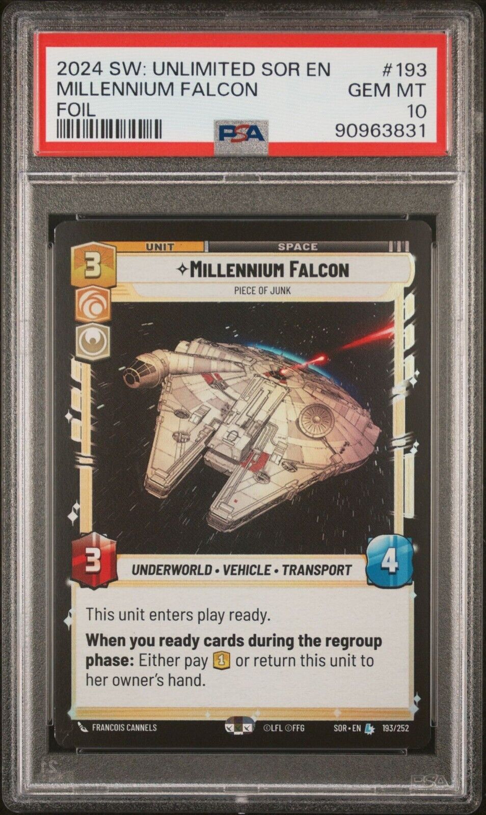 PSA 10 | Millennium Falcon | Star Wars Foil