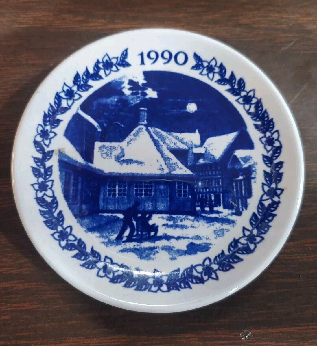 1990 Royal Copenhagen Denmark Hans Christian Andersen\'s House Mini Plate