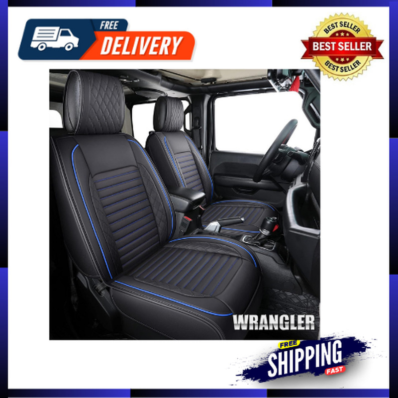 Jeep Wrangler Seat Covers Custom Fit 2007-2024 4Door JK JL Rubicon Ecodiesel