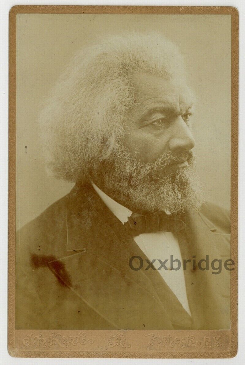 Frederick Douglass 1882 Portrait Photo Slavery Abolitionist Civil War Rochester