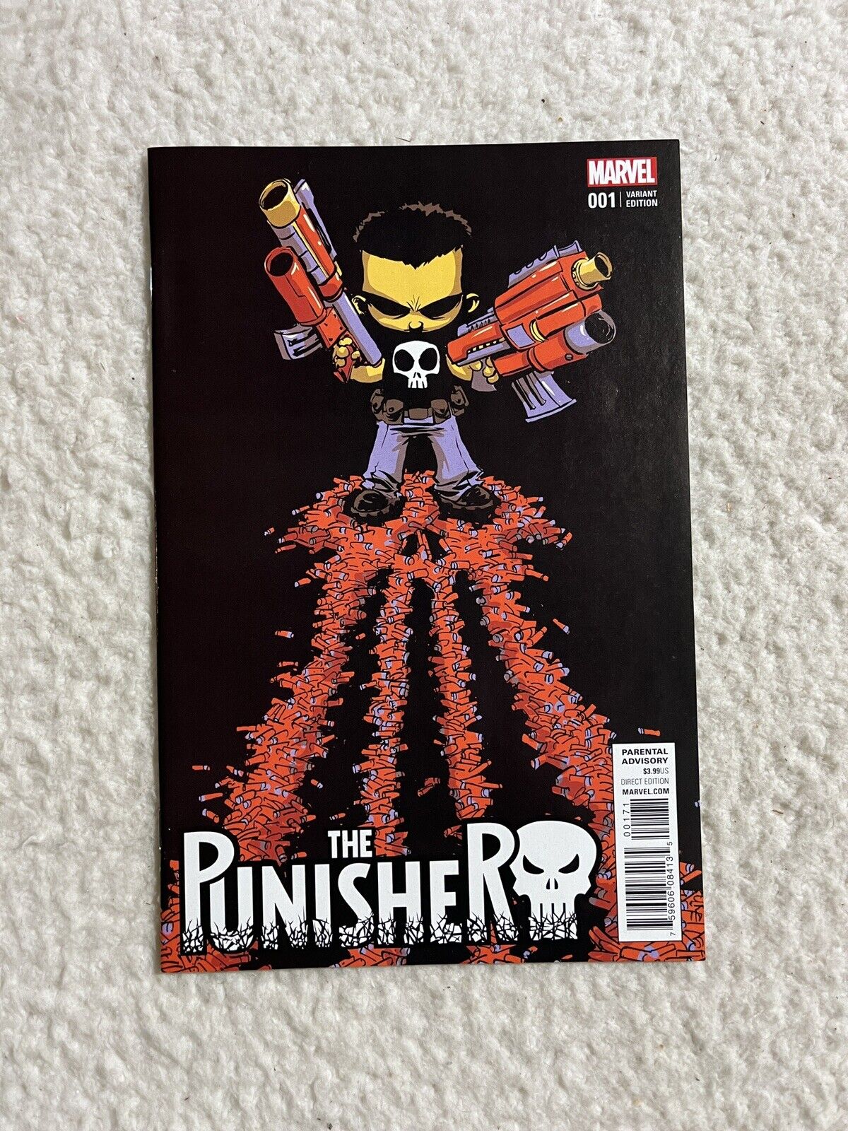 Punisher #1 Skottie Young Variant Cover Marvel Comics 2016