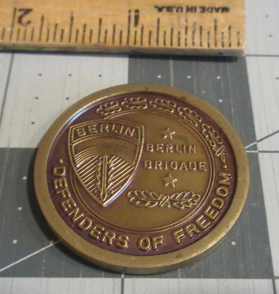 Berlin Brigade Defenders of Freedom Marksmanship Army Challenge Coin