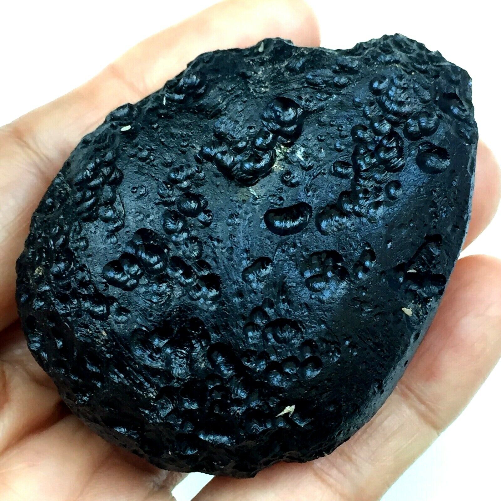 tektite indochinite space rock impactite meteorite impact stone gems 83 G rare