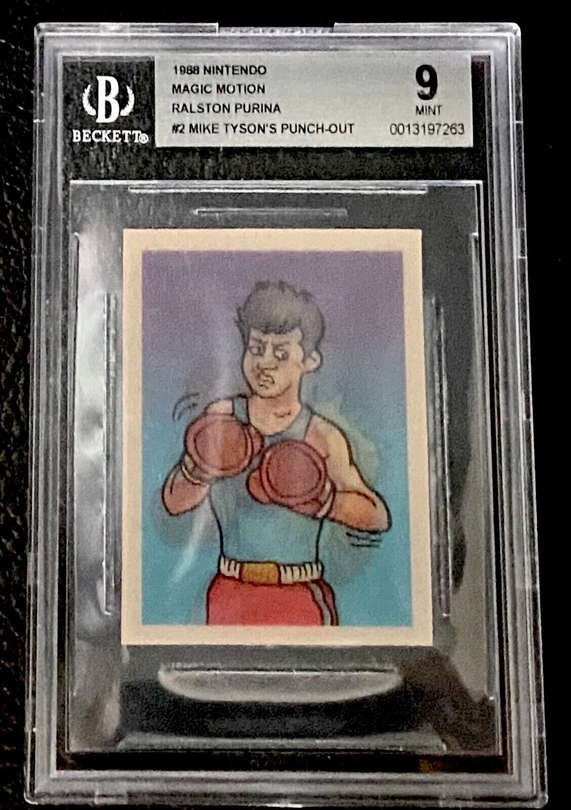 BGS 9 1988 Little Mac Mike Tyson Punch Out Ralston Nintendo Magic Motion Card RC
