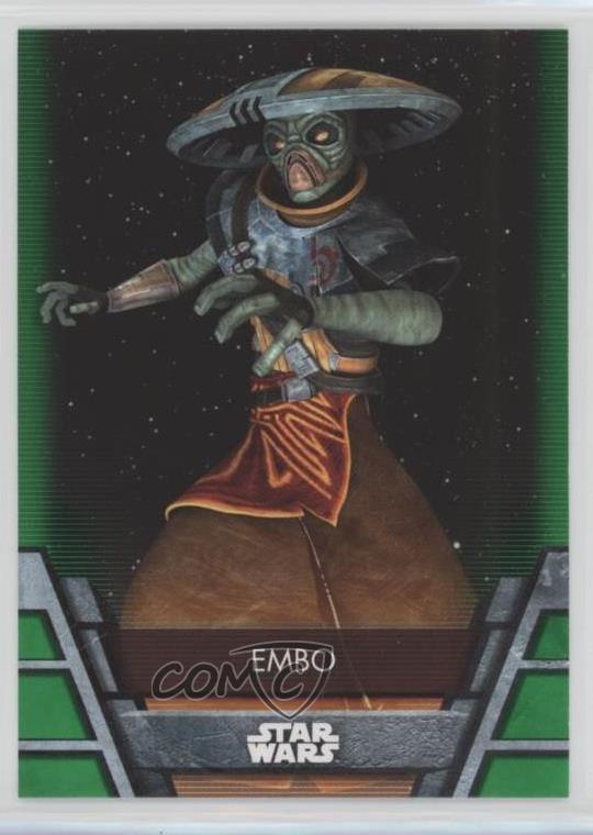 2020 Topps Star Wars Holocron Green Embo #BH-12 04xd