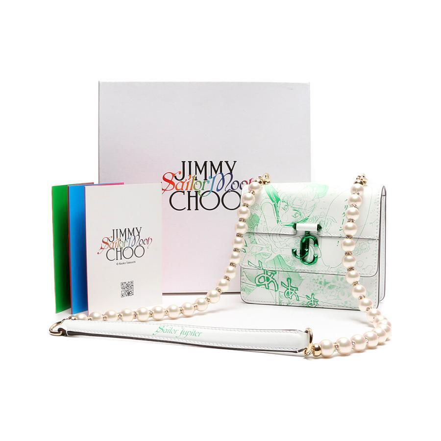 Jimmy Choo x Sailor Moon Shoulder Bag Color Green Authentic From Japan [Exc++]