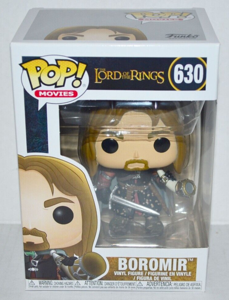 Funko POP Lord of The Rings Hobbit Boromir #630 Figure Retired Vaulted MINT🔥