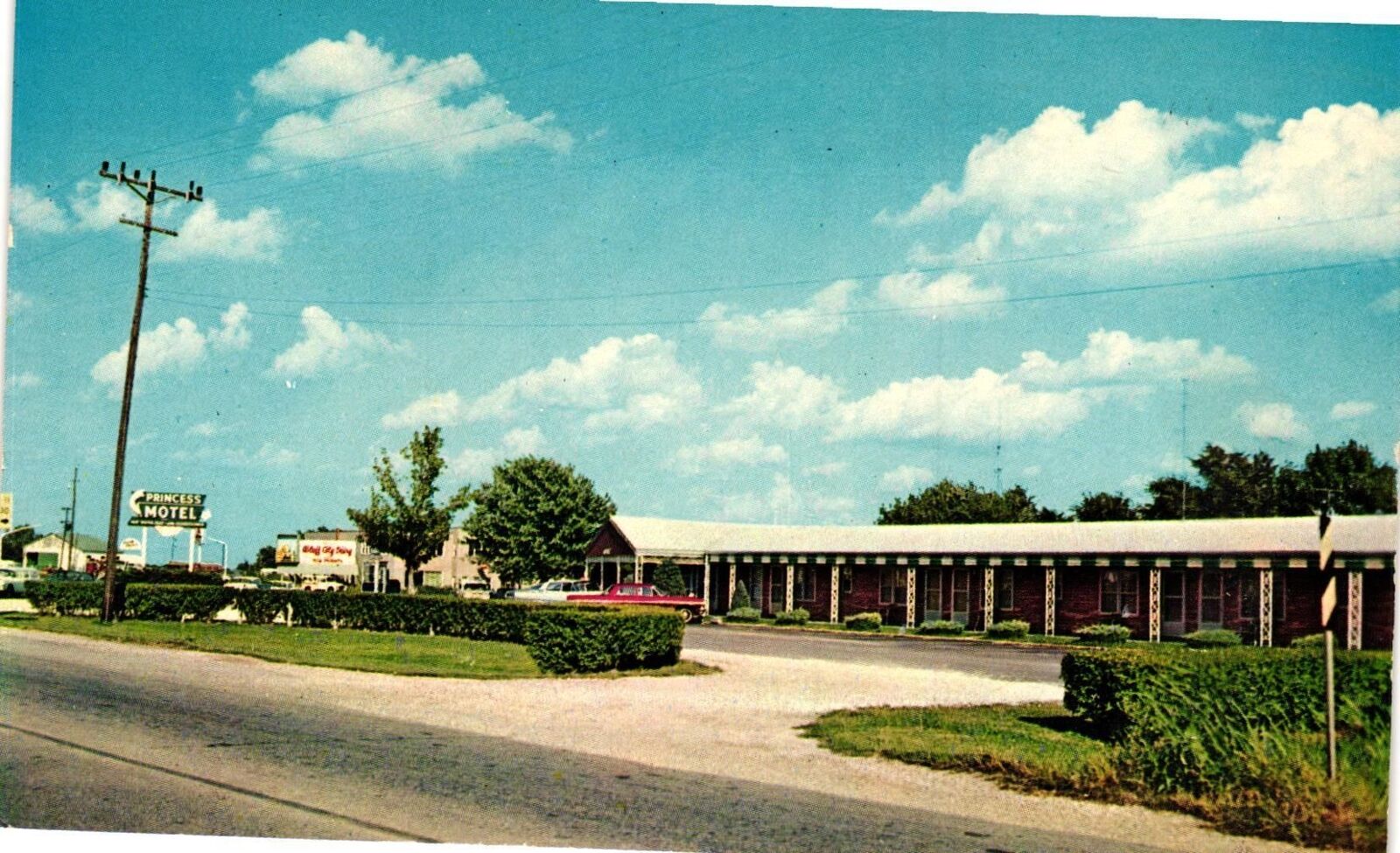 Vintage Postcard- Princell Motel, Bowling Green, MO UnPost 1960s