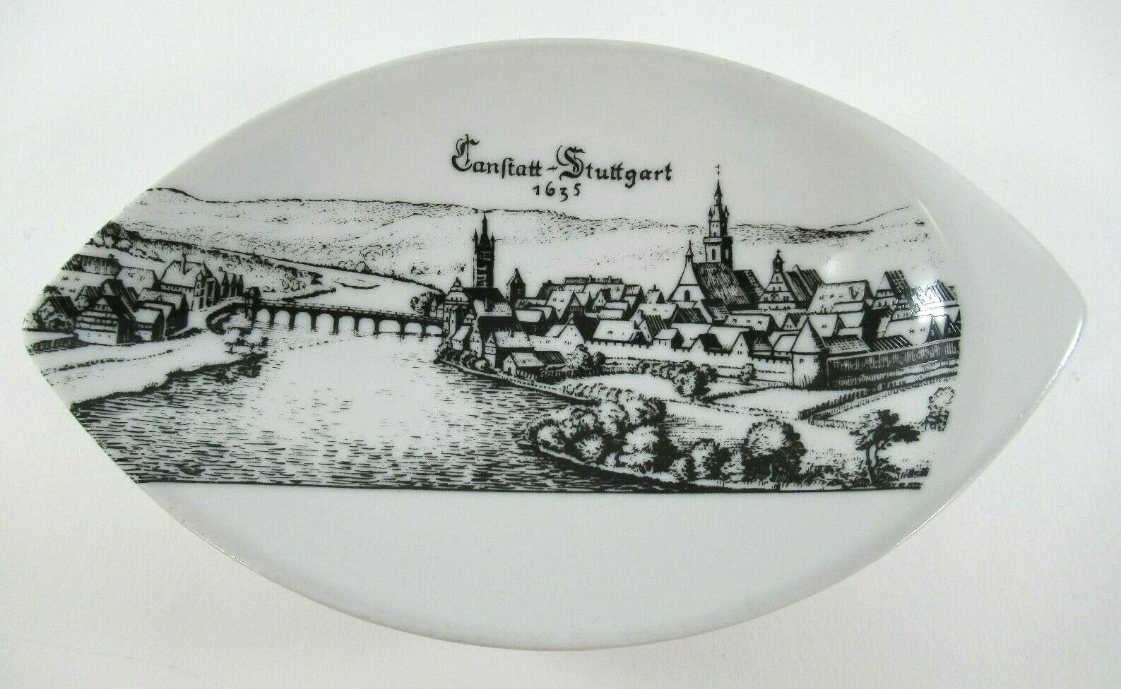 Vintage Procelain Trinket Dish Cannstatt Stuttgart KPM Bavaria W Germany