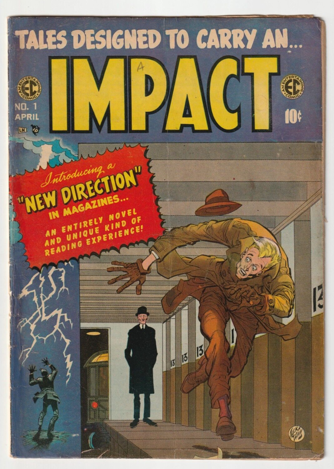 Impact #1 (EC Comics 1955) VG- $.10 Pre-Code Golden Age Mystery/Suspense RARE
