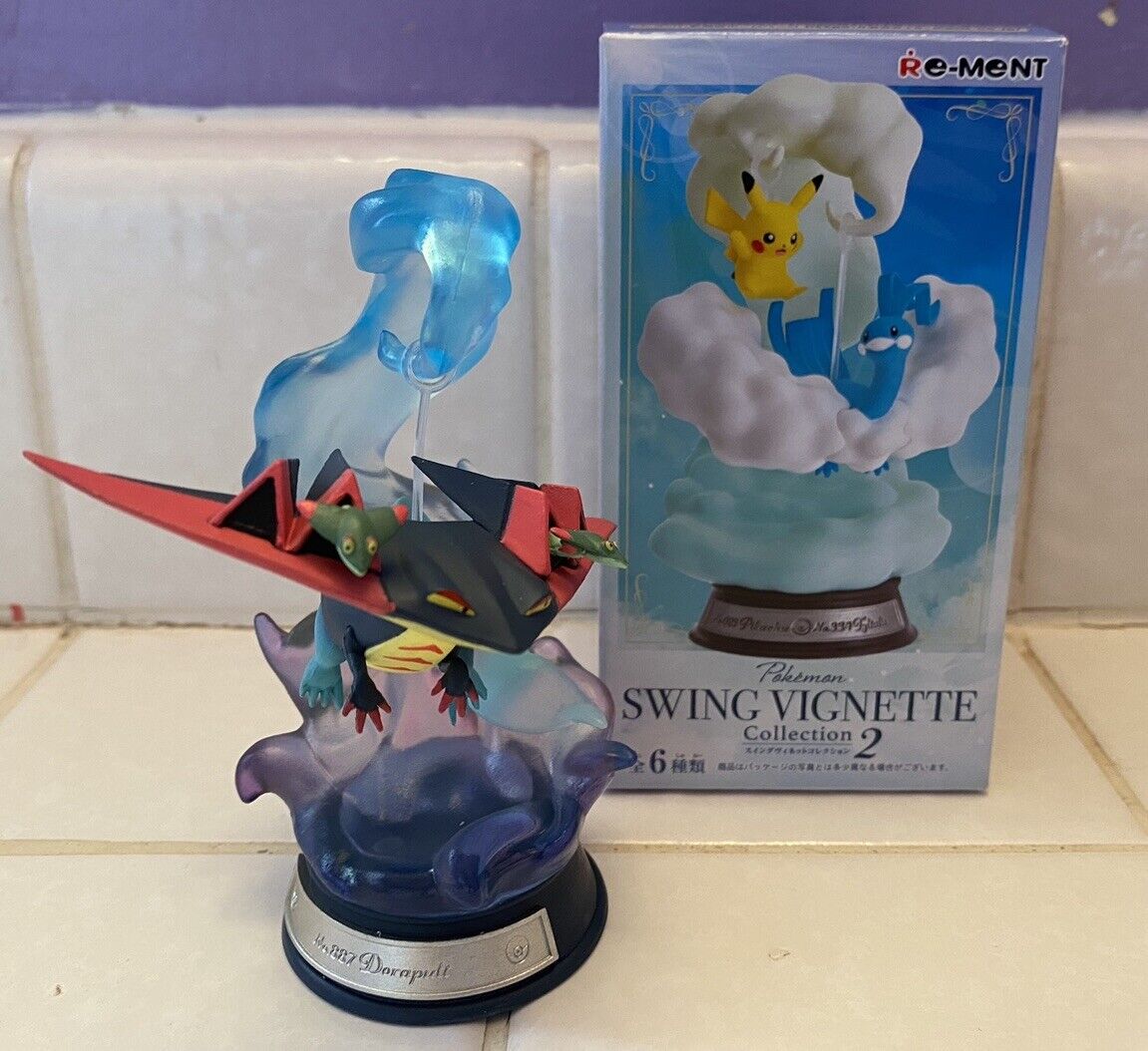 RE-MENT Pokemon Swing Vignette Collection 2 Mini Toy Figure 6 Dragapult Dorapult