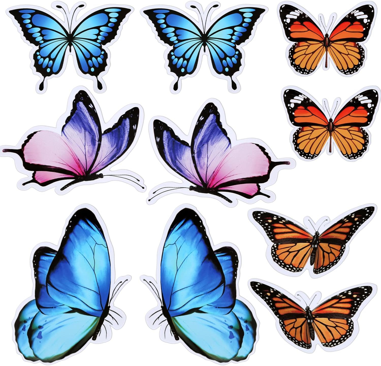 Butterfly Magnets Stickers, Screen Door Saver Magnets, Suitable for Various Occa